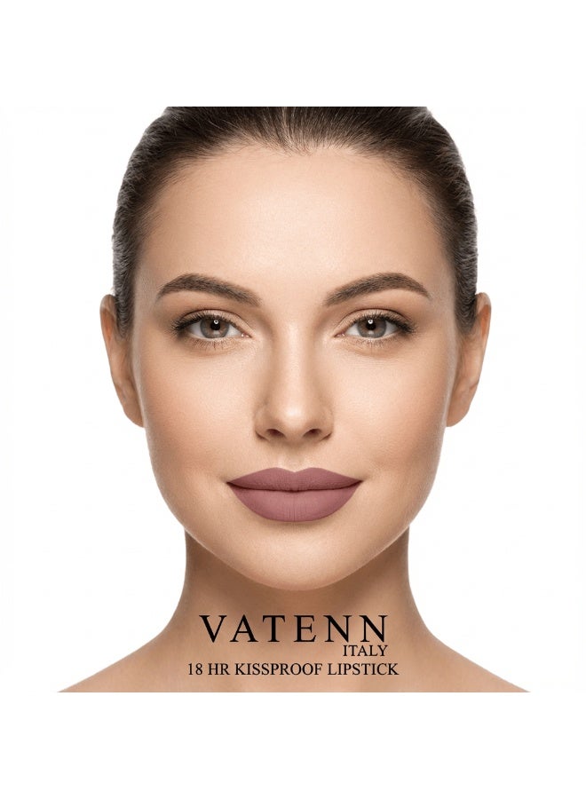 VATENN ITALY 18 Hr Kissproof Lipstick 39 Matte liquid lipstick, Lead-Free ,No Dry Feel, Weightless Feel, Vinyl Ink Kissproof /Lip Lingerie Transfer-Proof, All Day Wear. - Image 2
